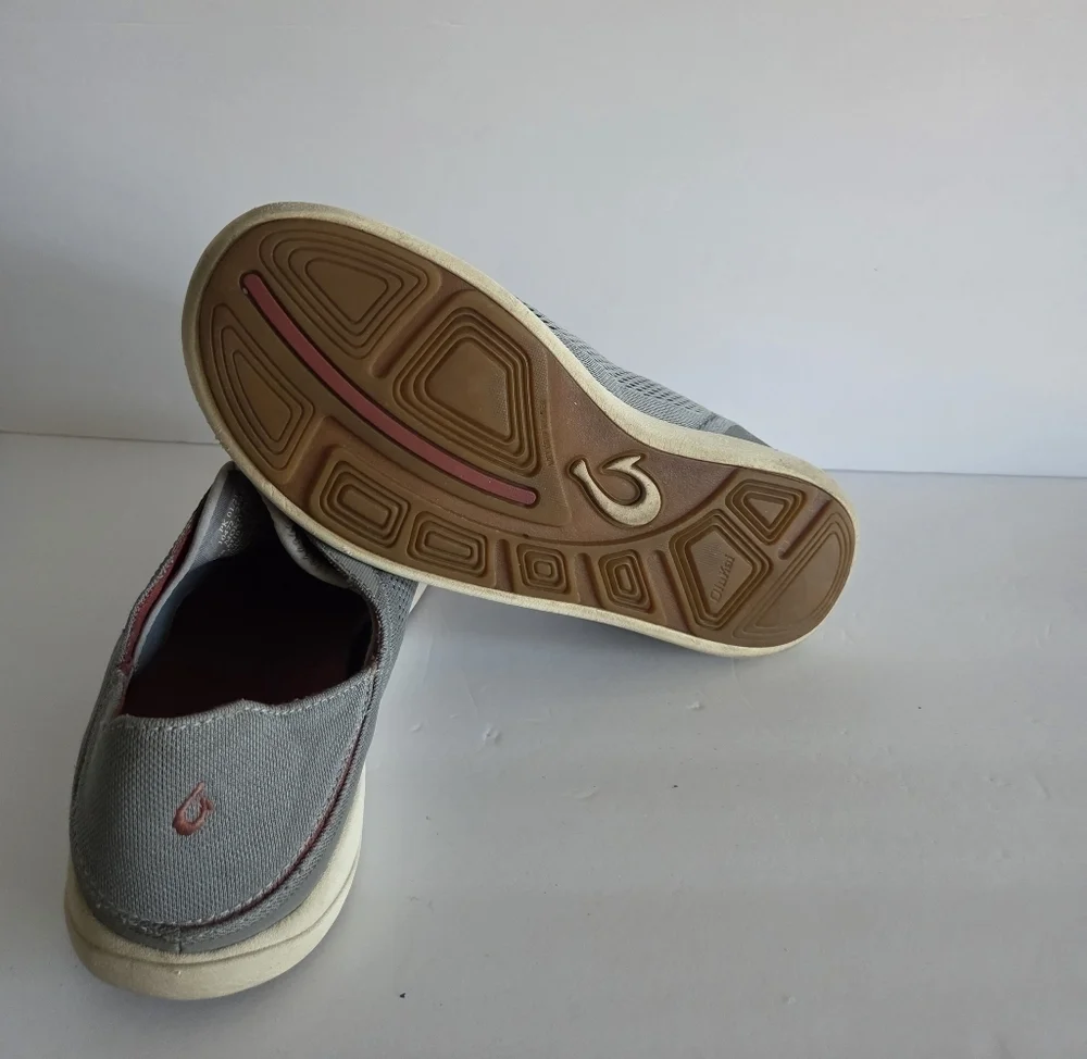 Olukai Gray Men's Casual Sneakers Sz.10,5
